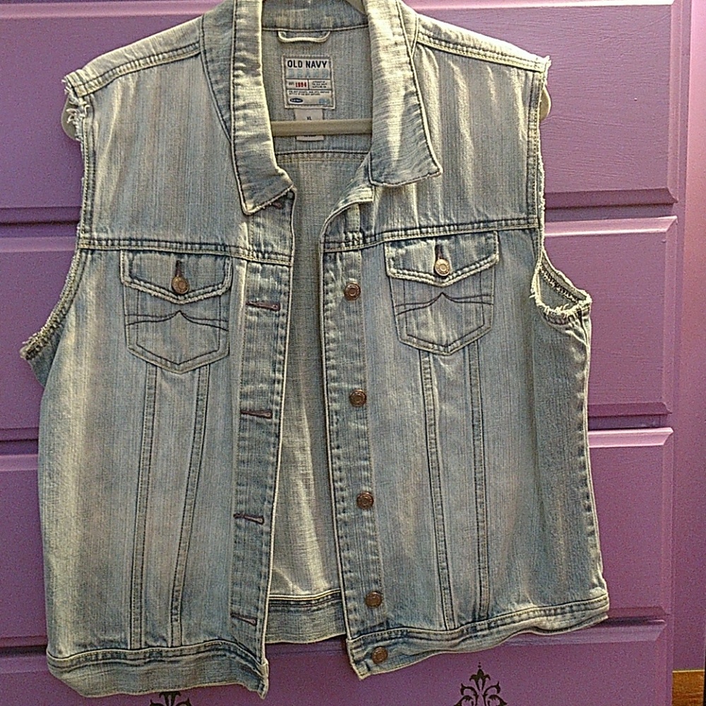 Old Navy denim vest